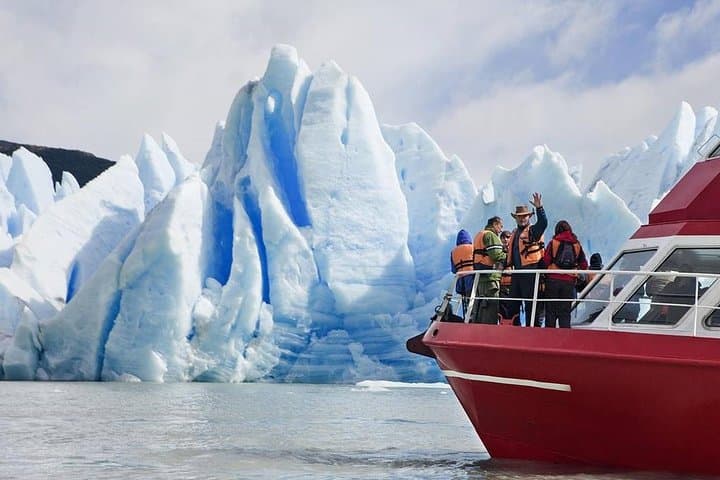 Balmaceda & Serrano Glaciers Boat Tour and traditional lunch.