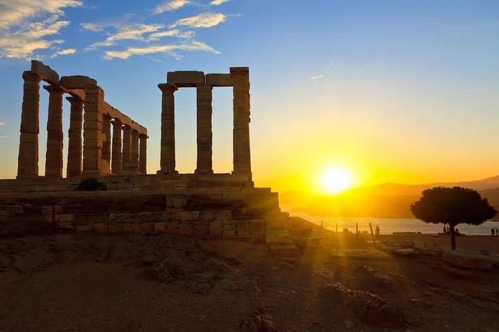 All Day Athens Highlights & Sunset Tour to the Temple of Poseidon