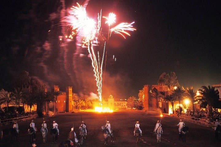 Fantasia Show with Dinner in Marrakech with Pickup