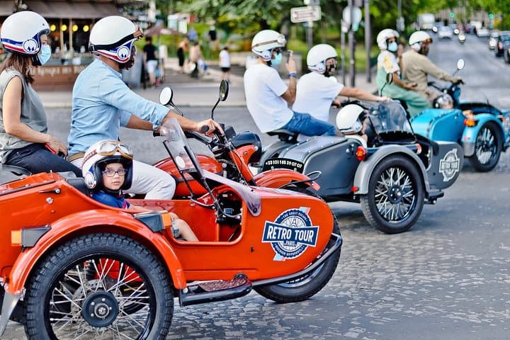 Paris & Versailles Exclusive Vintage Full Day Tour on a Sidecar