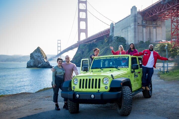 San Francisco Private Group Open Top Jeep Tour - 3 Hour