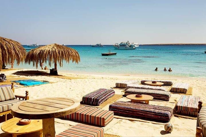 Orange Bay island Maldives of Egypt snorkeling &water activities
