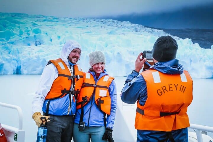Grey Glacier Navigation in Torres Del Paine
