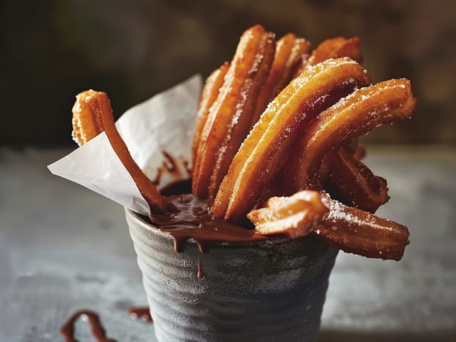 A picture of Churros con Chocolate