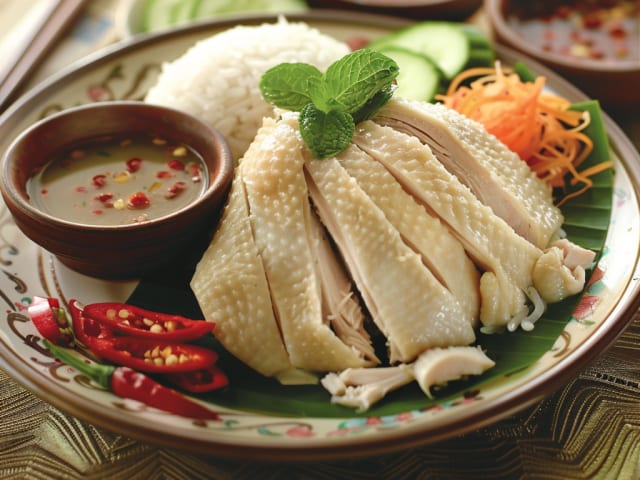 A picture of Hainanese Chicken Rice