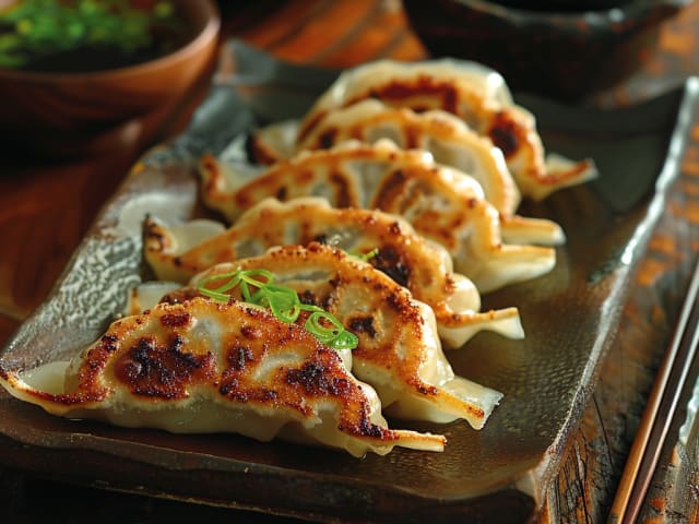 A picture of Gyoza