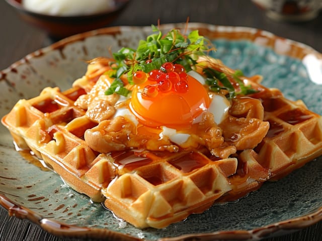 A picture of Egg Waffle
