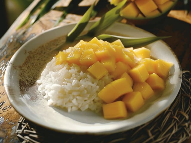 A picture of Mango Sticky Rice