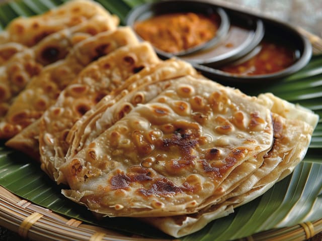 A picture of Roti Canai