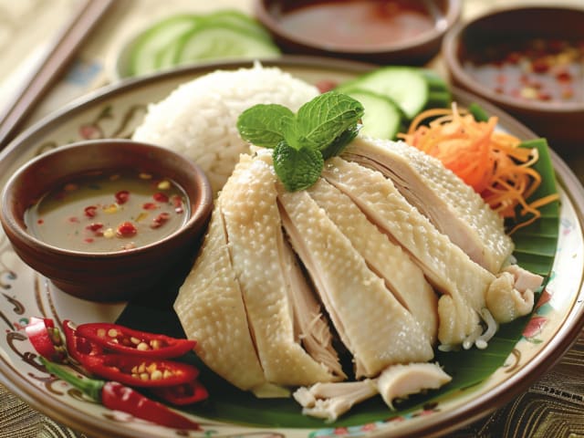 A picture of Hainanese Chicken Rice