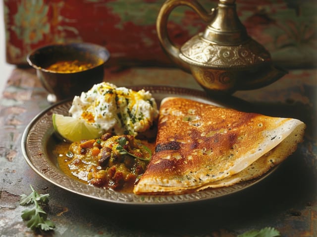 A picture of Masala Dosa