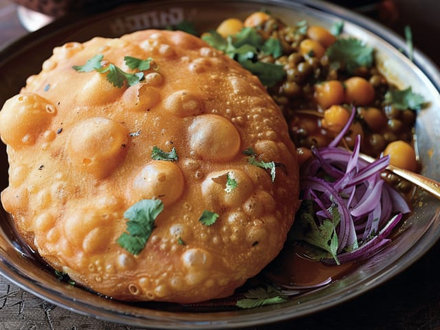 A picture of Chole Bhature